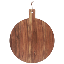  OLAJOZOTT AKÁCFÁBÓL készült kerek fa vágódeszka konyhai eszköz