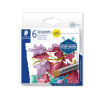 Olajpasztell kréta, STAEDTLER® "2420 M", 6 különböző metál szín