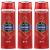 Old Spice Captain 3in1 férfi Tusfürdő 3x400ml