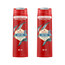 Old Spice Deep Sea tusfürdő és sampon férfiaknak 3in1 (2x400 ml) sampon