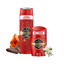 Old Spice Epic Legend tusfürdő (400 ml) + Old Spice Epic Legend stift kozmetikai ajándékcsomag