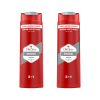 Old Spice Original tusfürdő és sampon férfiaknak 3in1 (2x400 ml)