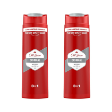 Old Spice Original tusfürdő és sampon férfiaknak 3in1 (2x400 ml) sampon