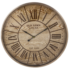  Old town clock világosbarna római számos falióra 60x60x6cm falióra