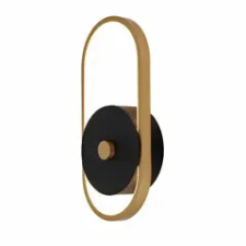  Oldalfali dekor LED lámpa (15W) réz színű - IP54, meleg fehér kültéri világítás