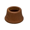  Oldalfali tartó 28 mm Ø fa karnishoz 1 db/cs (világos tölgy)