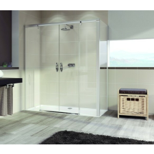  Oldalsó paraván a zuhanyajtóhoz 100 cm Huppe Aura elegance 402208.092.322 fürdőszoba kiegészítő