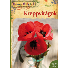 Olga Gre GRE, OLGA - KREPPVIRÁGOK - SZÍNES ÖTLETEK 123. ajándékkönyv