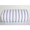 OLIMA OL2000 csúcsminőségű strandtörölköző keskeny csíkokkal Olima, White/Navy-90X180