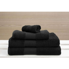 OLIMA OL450 klasszikus pamut vendégtörölköző Olima, Black-50X100 lakástextília