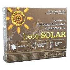 OLIMP LABS beta solar barna bőr támogató kapszula 30db vitamin és táplálékkiegészítő