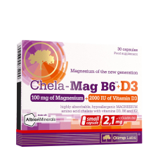 OLIMP LABS Chela-Mag B6+D3 (30 Kapszula) vitamin és táplálékkiegészítő