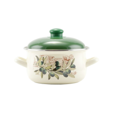  Oliva Zománcozott lábas 16 cm+fedő edény