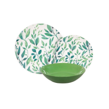 Olival 18 részes porcelán étkészlet tányér és evőeszköz