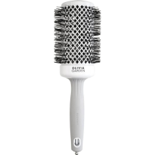 Olivia Garden Expert Blowout Shine White ezüst körkefe 55 fésű