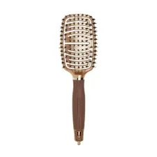  Olivia Garden Expert Care Flex Gold &amp; Brown kombinált hajkefe fésű