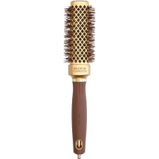 Olivia Garden Expert Straight Gold & Brown, 30 mm fésű