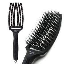 Olivia Garden Finger Brush fekete kefe M fésű