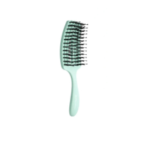 Olivia Garden Fingerbrush Mini Zöld Hajkefe Gyerekeknek fésű