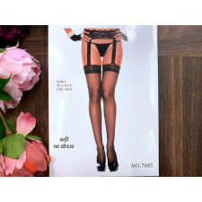 Ollike Fekete harisnya harisnyatartó kialakítással 7042 harisnya, combfix