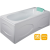 OLSEN Spa Assisi acryl oldallap 150x70
