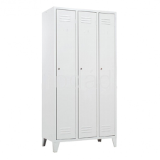  Öltözőszekrény fém 3 részes zárható gyógyászati segédeszköz