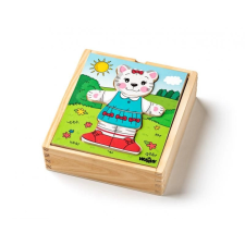  Öltöztethető cica puzzle puzzle, kirakós