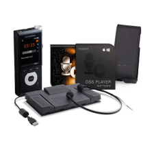 Olympus Diktafon és átjátszó készlet, DS-2600+AS-2400,  "Starter kit" diktafon