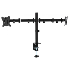 Omega dupla asztali monitortartó 13"-17" fekete (OUPC024D) (OUPC024D) monitor kellék