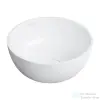 Omnires SHELL M+ 35 cm-es pultra ültethető mosdó leeresztő nélkül, matt fehér SHELL350UNBM