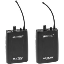 Omnitronic Set WMT-2M UHF Transmitter + WMR-2M UHF Receiver mikrofon