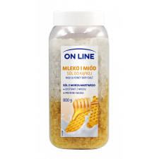 On Line On Line fürdősó tej és méz 800 g tusfürdők