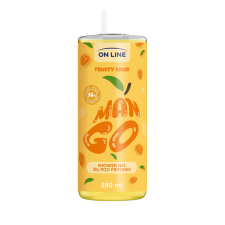  On Line tusfürdő fruity shot mangó 390 ml tusfürdők