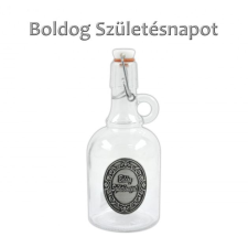  Óncimkés Füles csatos üveg Boldog Születésnapot 0,5l - Óncimkés csatos üveg dekoráció