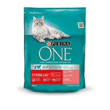 One Cat Sterilized lazac&búza szárazeledel 800g macskaeledel
