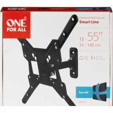 One for All SMART 139,7 cm (55") Fekete tv állvány és fali konzol