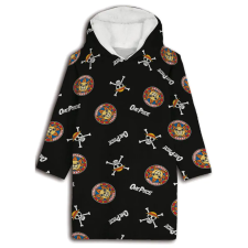 One Piece Thousand Sunny belebújós plüss polár takaró, poncsó lakástextília