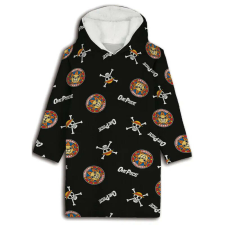  One Piece Thousand Sunny belebújós plüss polár takaró, poncsó 7-14 év lakástextília