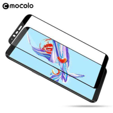 ONEPLUS 5T, MOCOLO üvegfólia, Full cover, 0,33mm, 9H, Fekete mobiltelefon kellék