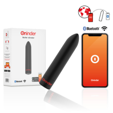  Oninder minivibrátor (fekete) (APP-os) vibrátorok