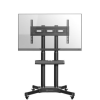ONKRON Mobile TV Stand Rolling TV Cart for 40"- 65" Black