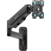 ONKRON TV Monitor Wall Mount Bracket for 13” – 34” Screens Full Motion with Gas Spring, Black (G150-B)
