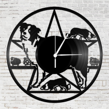 Online Boltom Bakelit óra - Border Collie falióra