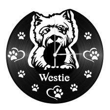 Online Boltom Bakelit óra - Westie falióra