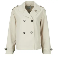 Only Ballonkabátok ONLHANNAH SHORT TRENCHCOAT Bézs EU S