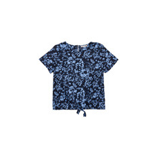 Only Blúzok KOGLINO S/S KNOT TOP CP PTM Kék 12 Jahre gyerek blúz