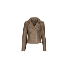 Only Bőrkabátok ONLGEMMA FAUX LEATHER BIKER Barna DE 32 női dzseki, kabát