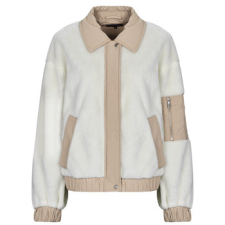 Only Dzsekik ONLSIENA TEDDY MIX JACKET Bézs EU XL női dzseki, kabát
