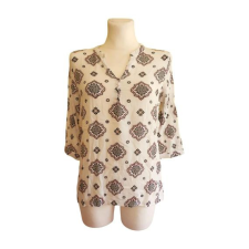  Only fehér mintás női blúz (méret: 34) blúz