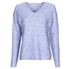 Only Pulóverek ONLCAMILLA V-NECK L/S PULLOVER KNT NOOS Kék EU XL